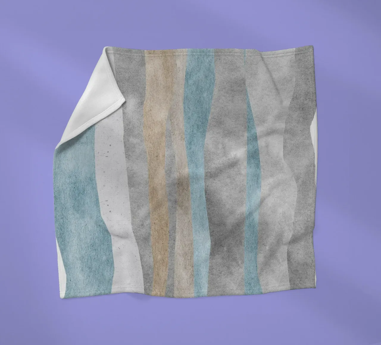 abstract purple colors coperta in pile da vintageshop
