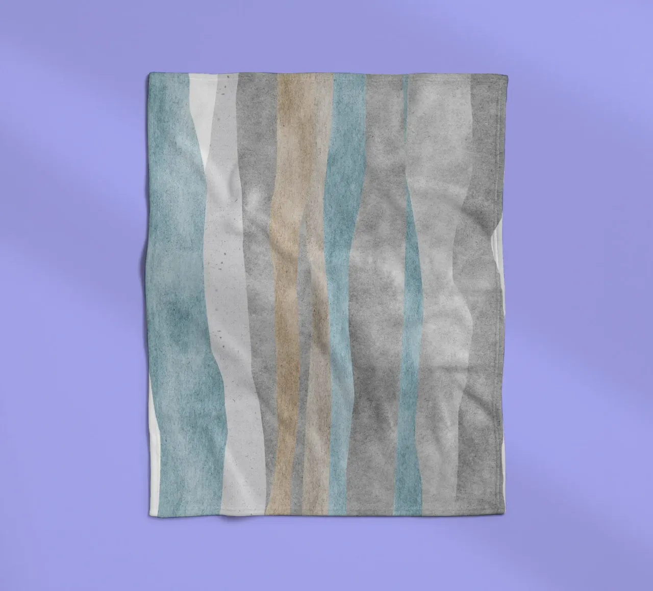 abstract purple colors coperta in pile da vintageshop