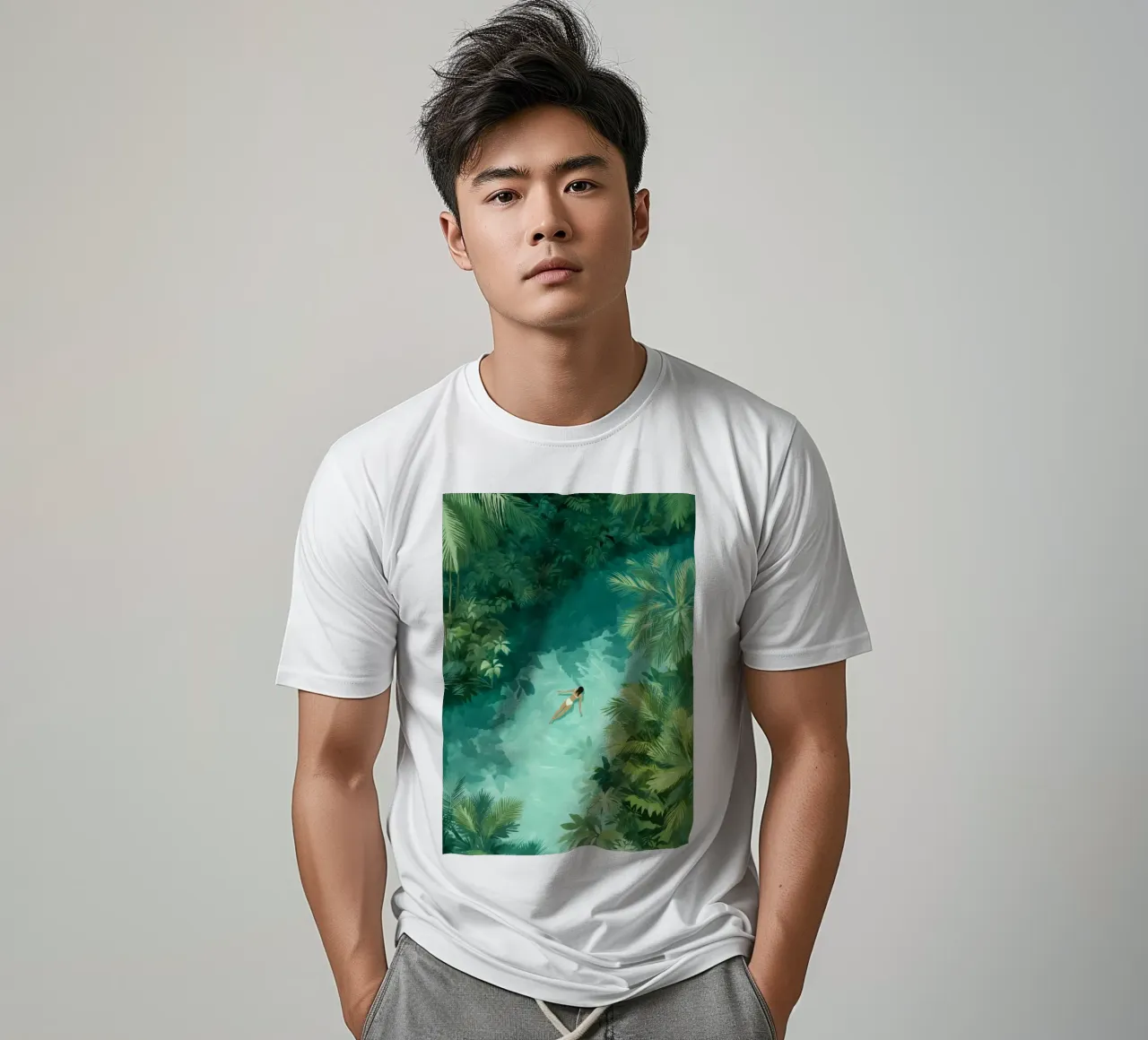 She Dreamt in Aquamarine t-shirt da Clara August