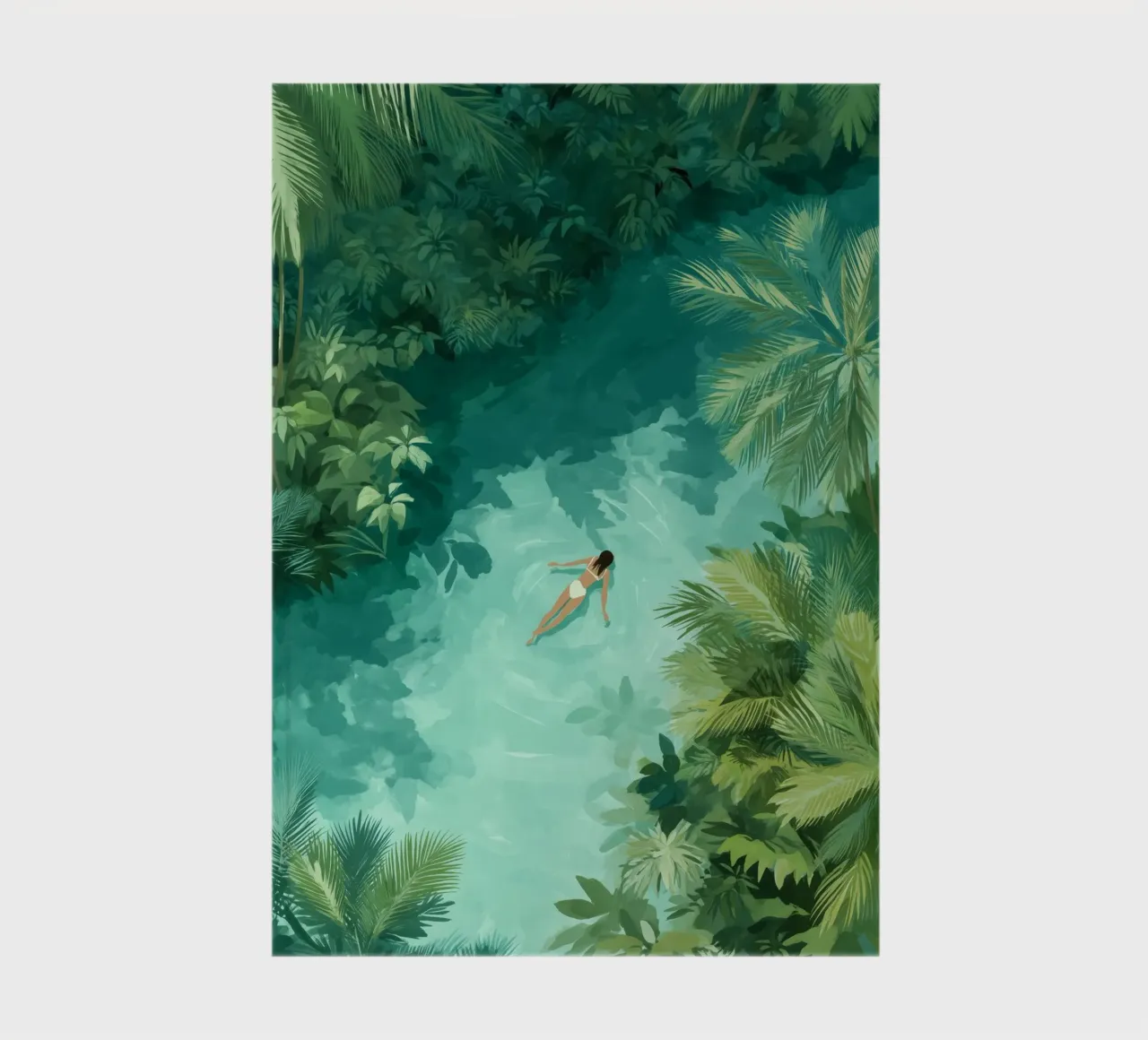 She Dreamt in Aquamarine notebook by Clara August