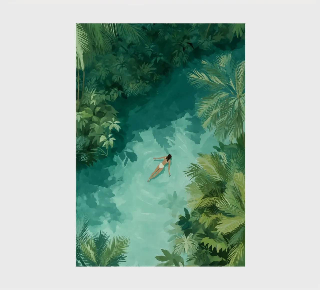 She Dreamt in Aquamarine notebook by Clara August