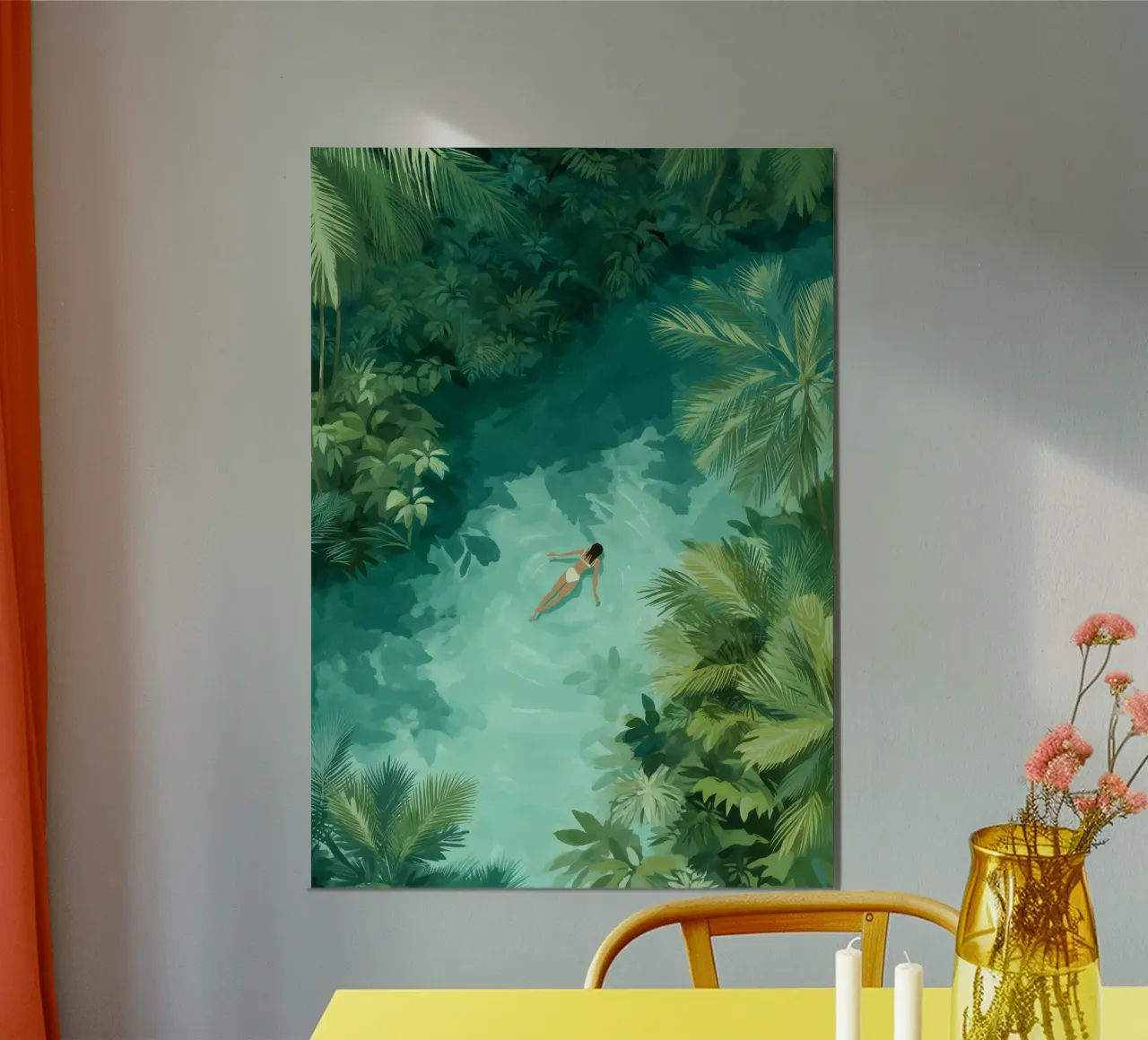 She Dreamt in Aquamarine poster da Clara August