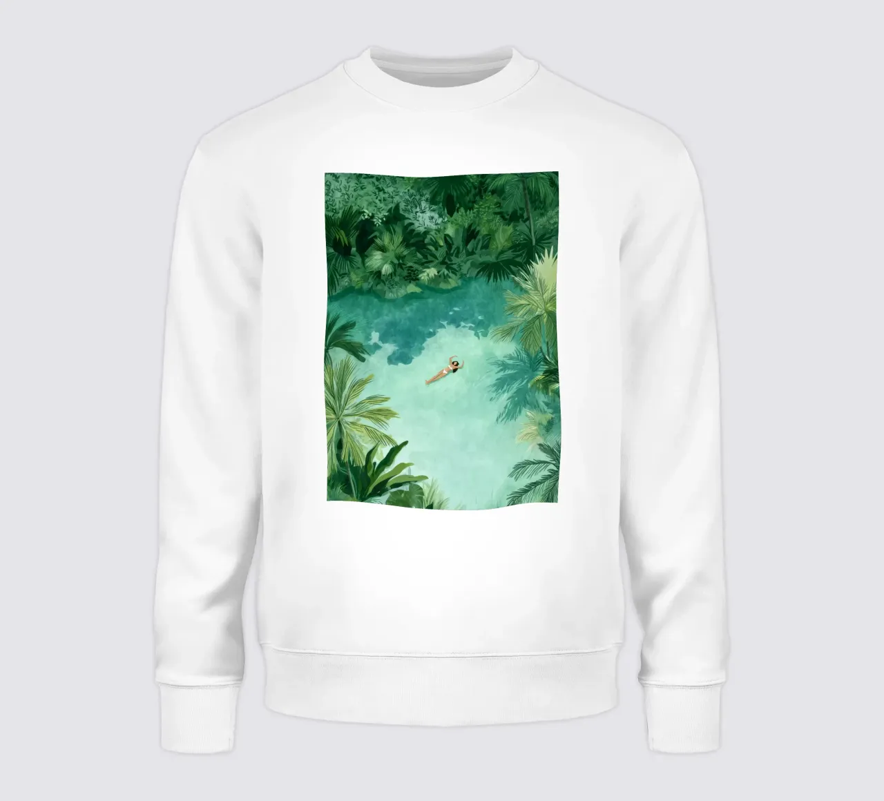 Lagoon Daydream felpa da Clara August