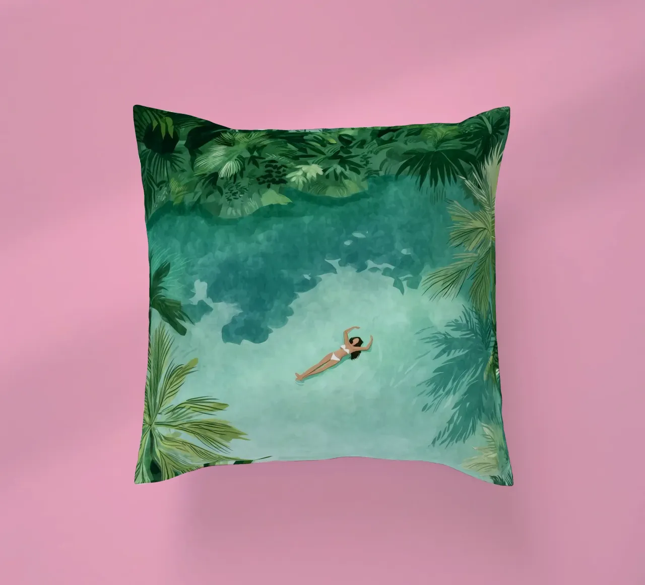 Lagoon Daydream kussen van Clara August