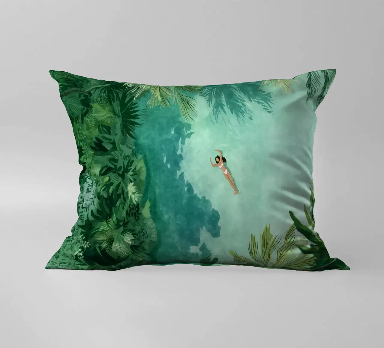 Lagoon Daydream kussen van Clara August