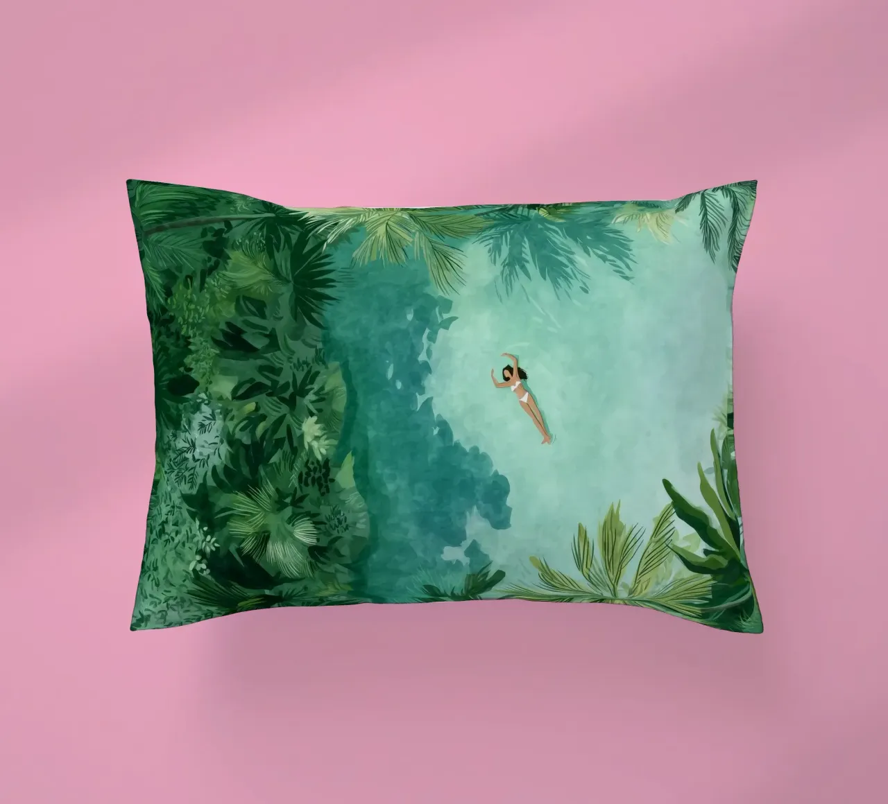 Lagoon Daydream kussen van Clara August