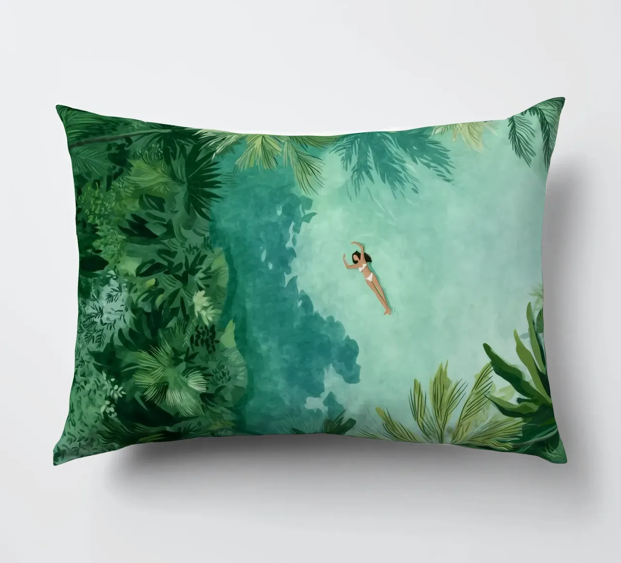 Lagoon Daydream kussen van Clara August