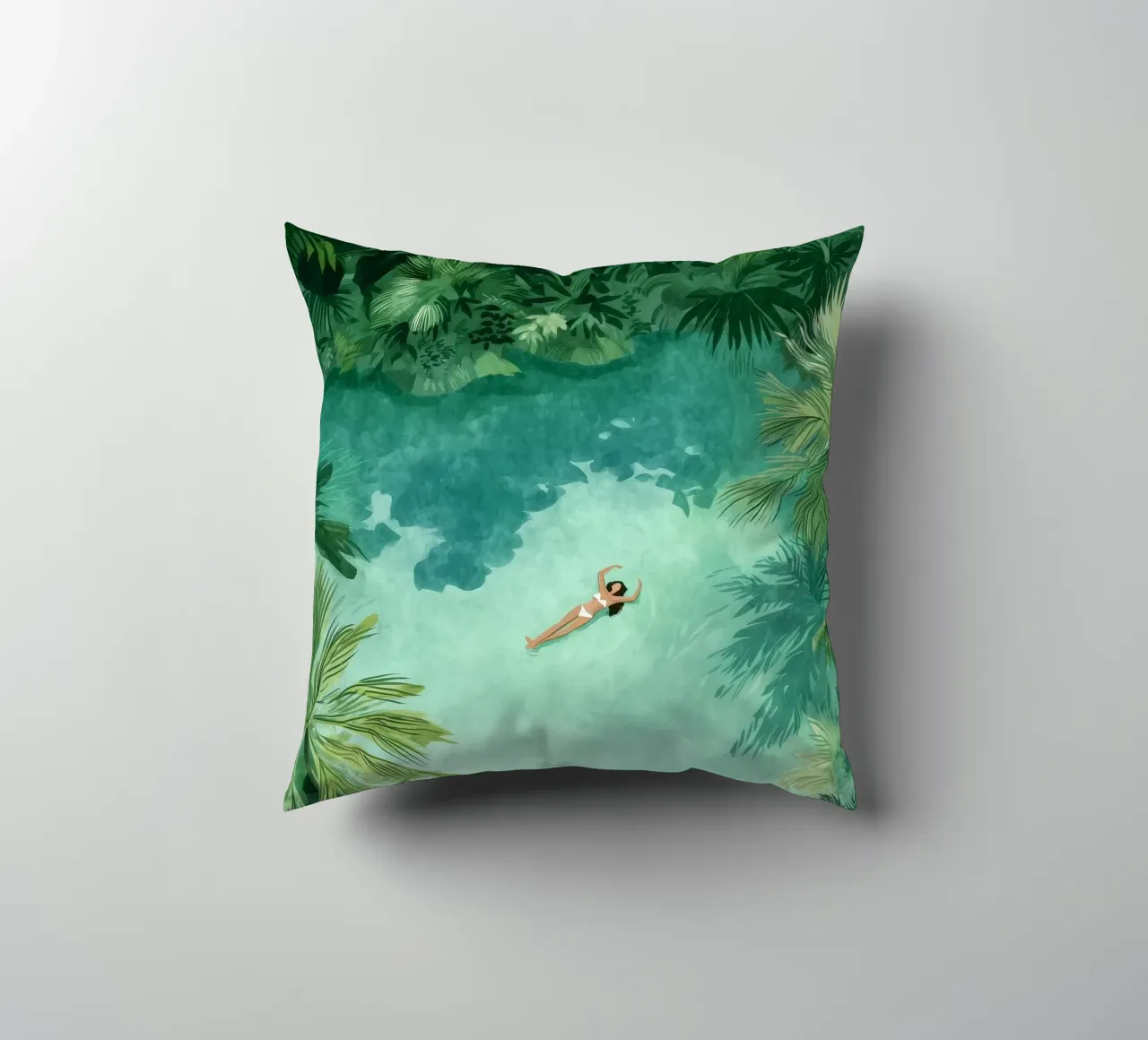 Lagoon Daydream kussen van Clara August