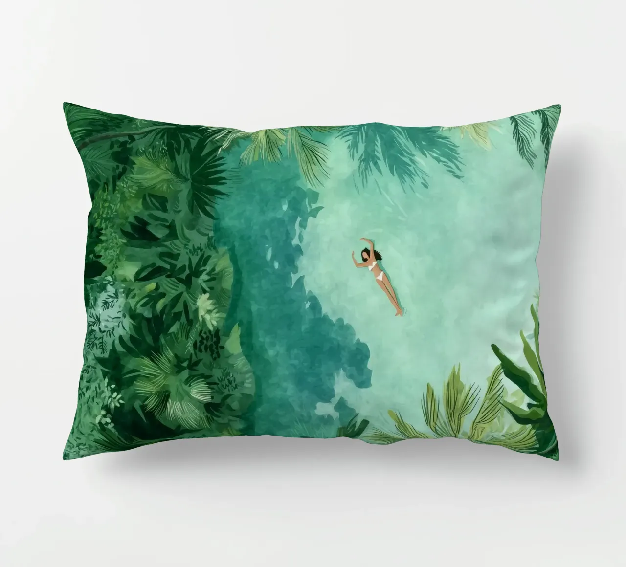 Lagoon Daydream kussen van Clara August