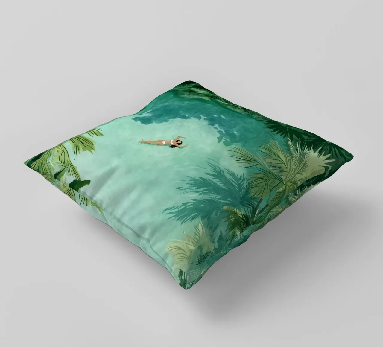 Lagoon Daydream kussen van Clara August