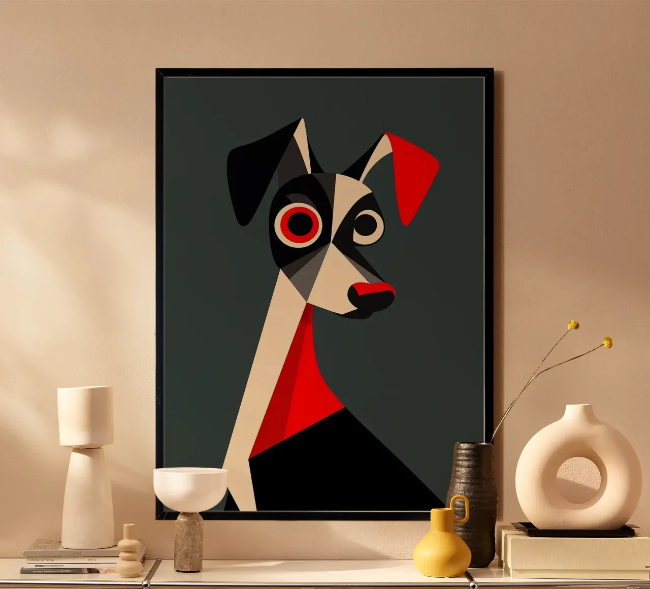 Cane geometrico poster da Arjun