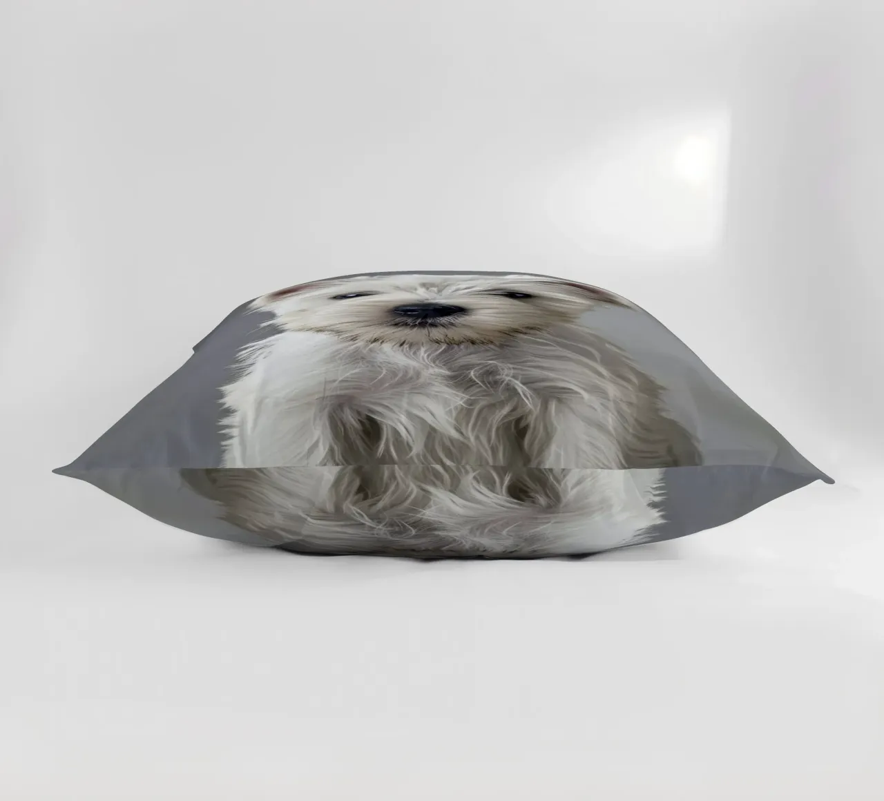 Cucciolo giocoso di west highland white terrier cuscino da DesignDoodle