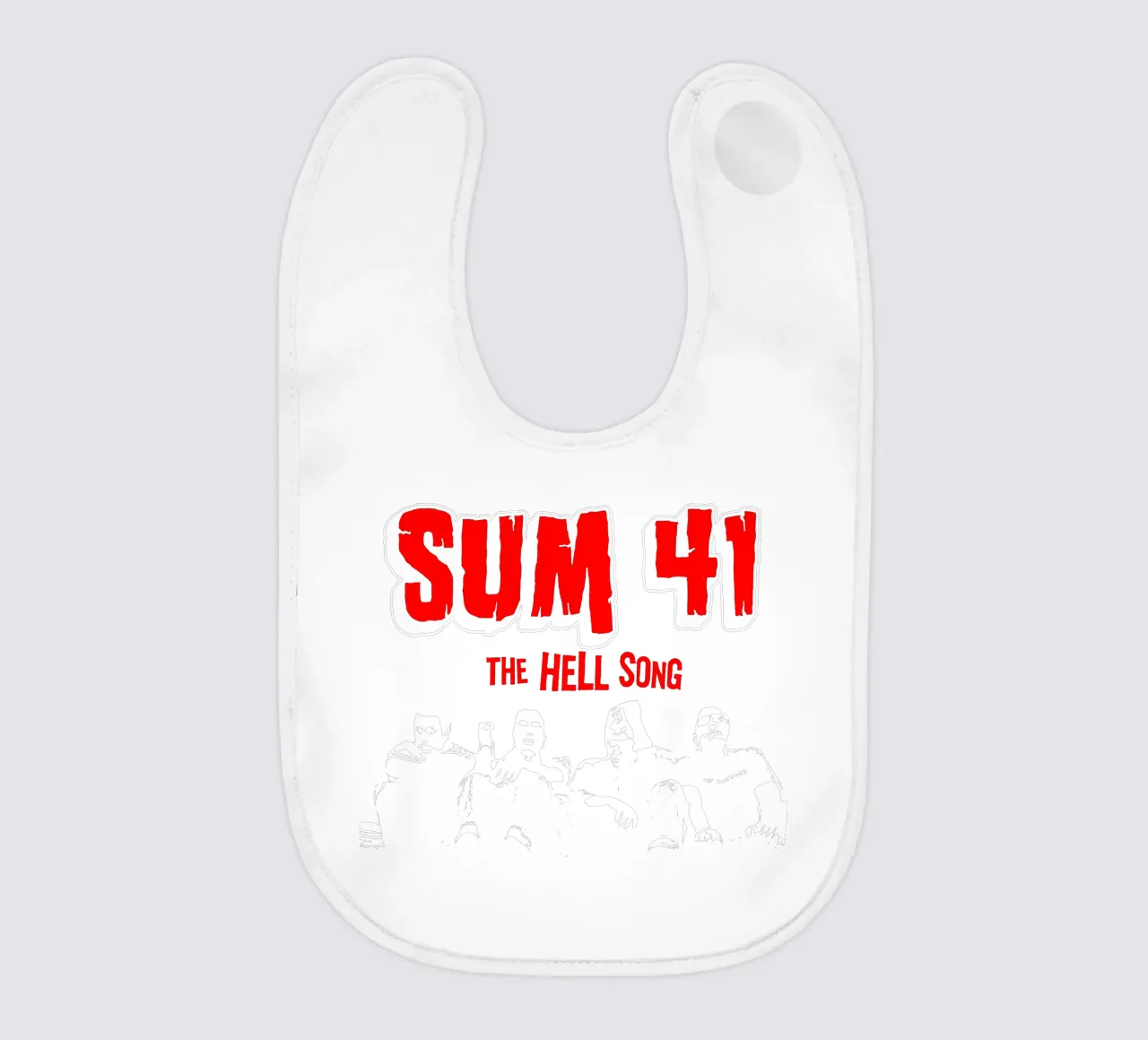 La canzone dell'inferno di SUM 41 TSHIRT bavaglino da devastate2051