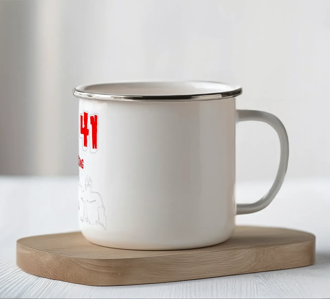 The Hell Song by SUM 41 TSHIRT enamel mug by devastate2051