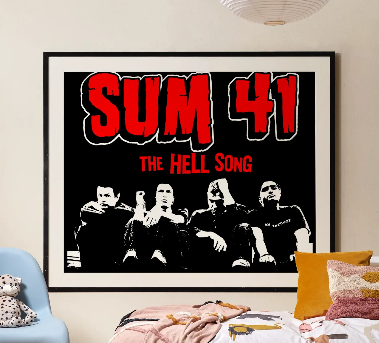 The Hell Song by SUM 41 TSHIRT hahnemühle by devastate2051