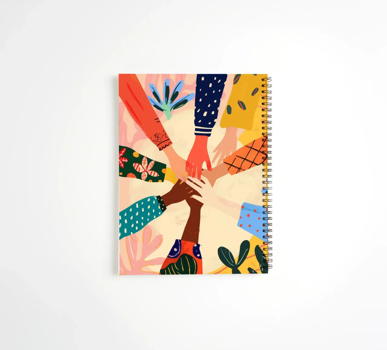Threads of Us spiral notebook by Clara August