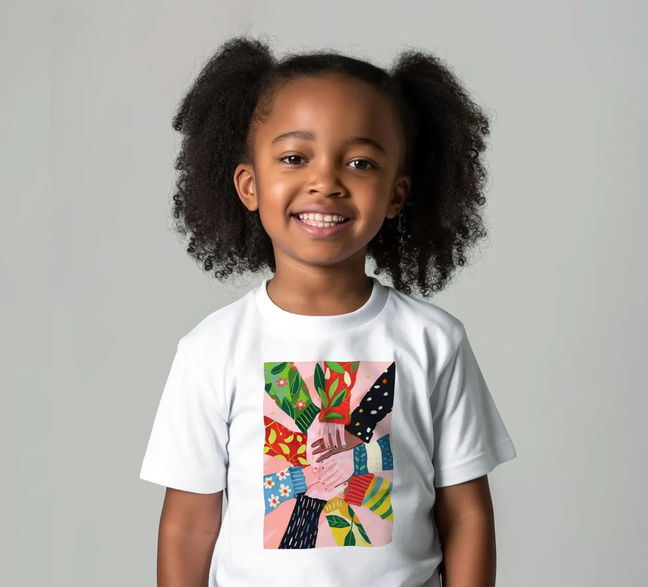 We Are One kids t-shirt by Clara August