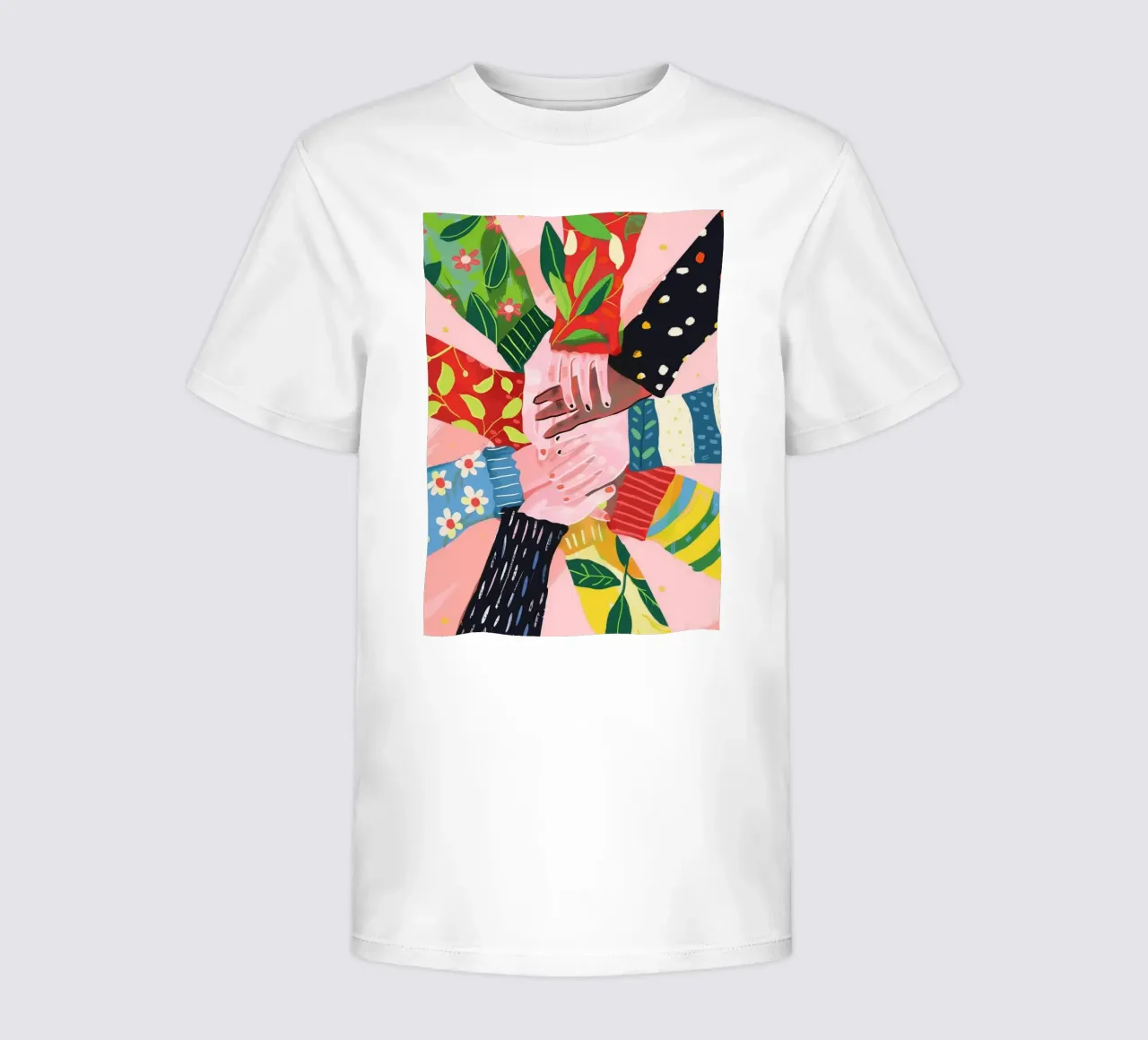 We Are One kids t-shirt by Clara August