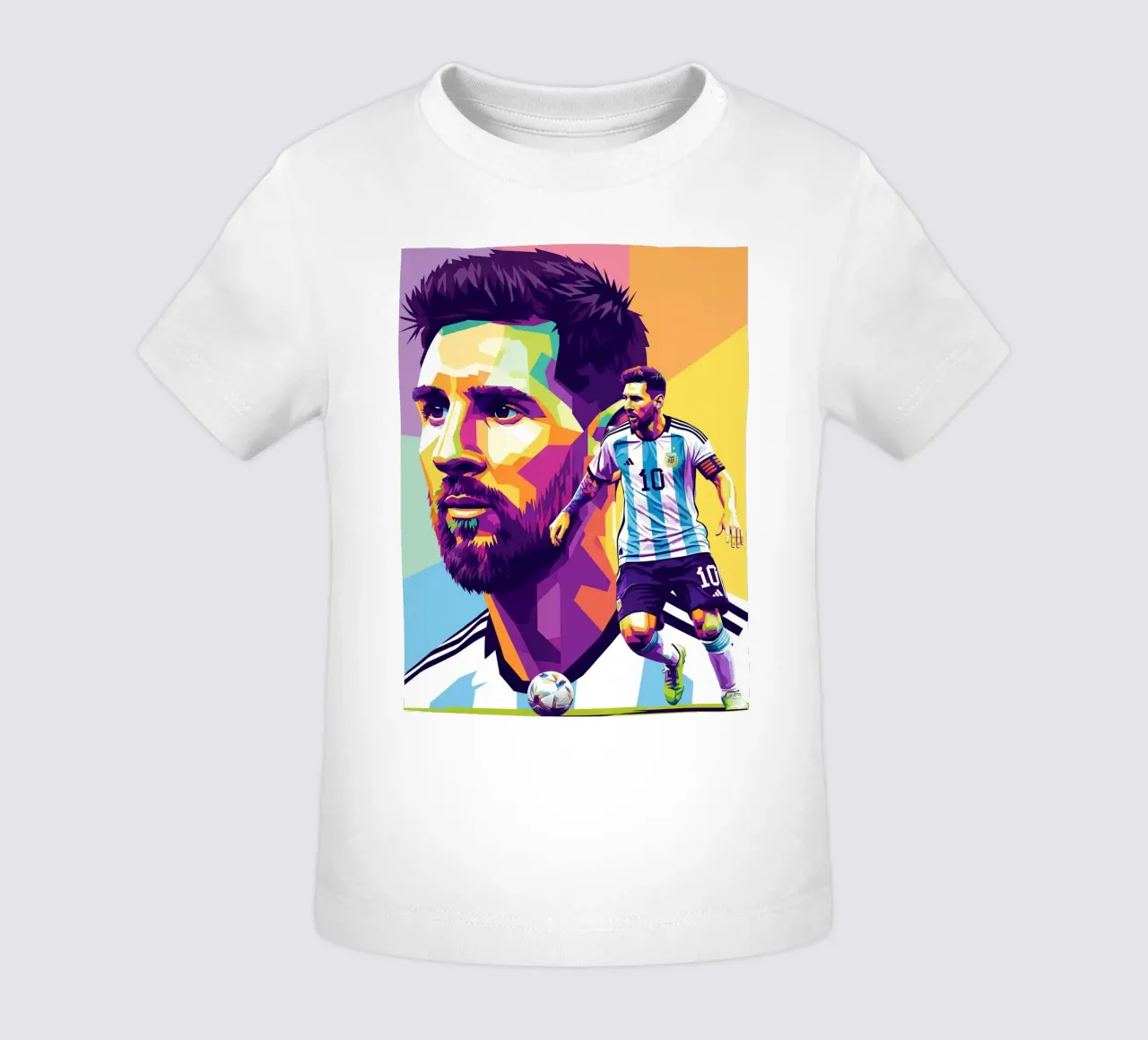 Lionel Messi - WPAP art 1 maglietta neonato da Hantamrata