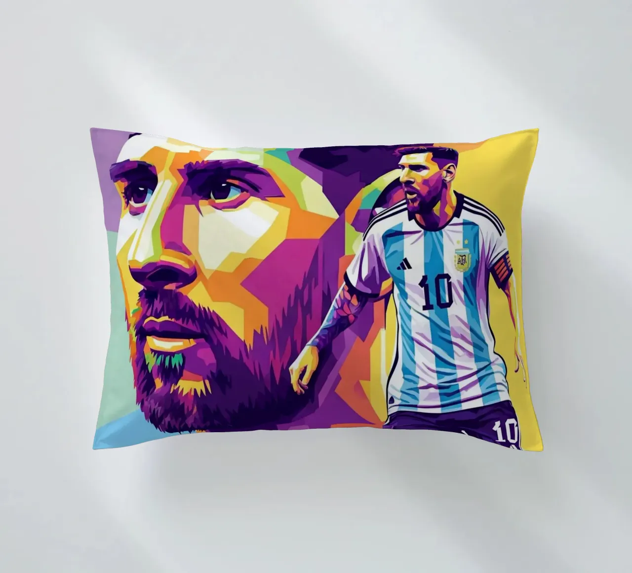 Lionel Messi - WPAP art 1 cuscino da Hantamrata