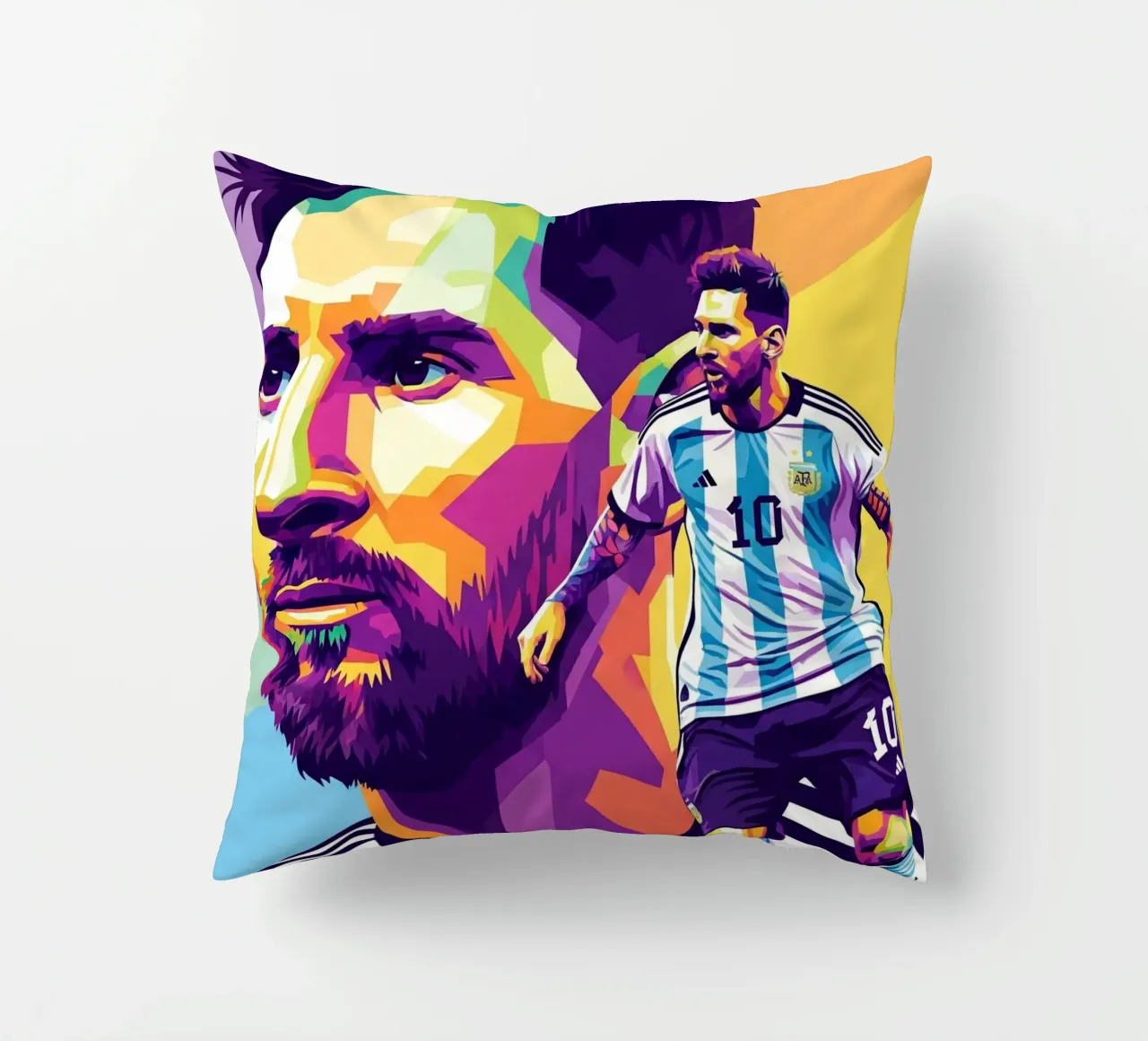 Lionel Messi - WPAP art 1 cuscino da Hantamrata