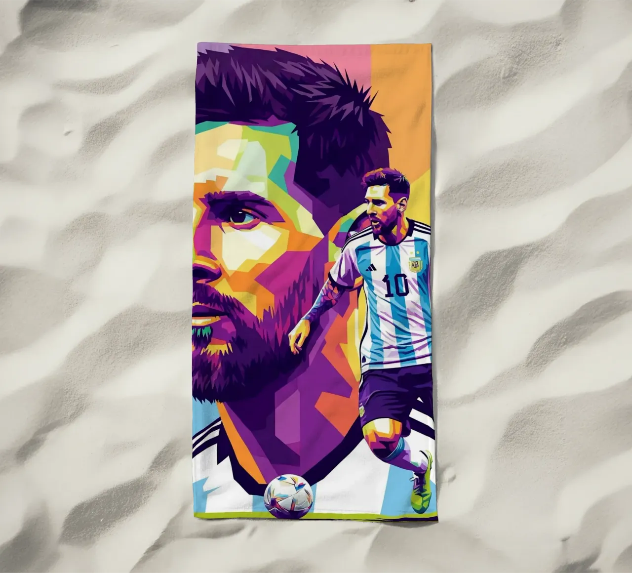 Lionel Messi - WPAP art 1 telo mare da Hantamrata