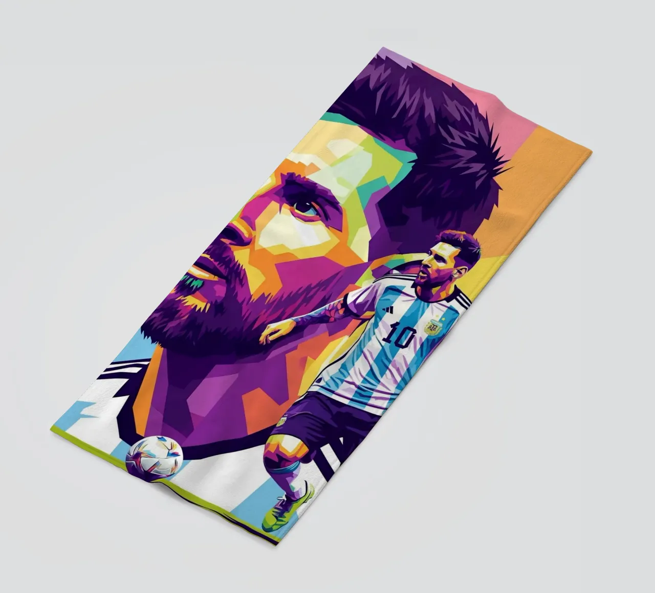 Lionel Messi - WPAP art 1 telo mare da Hantamrata