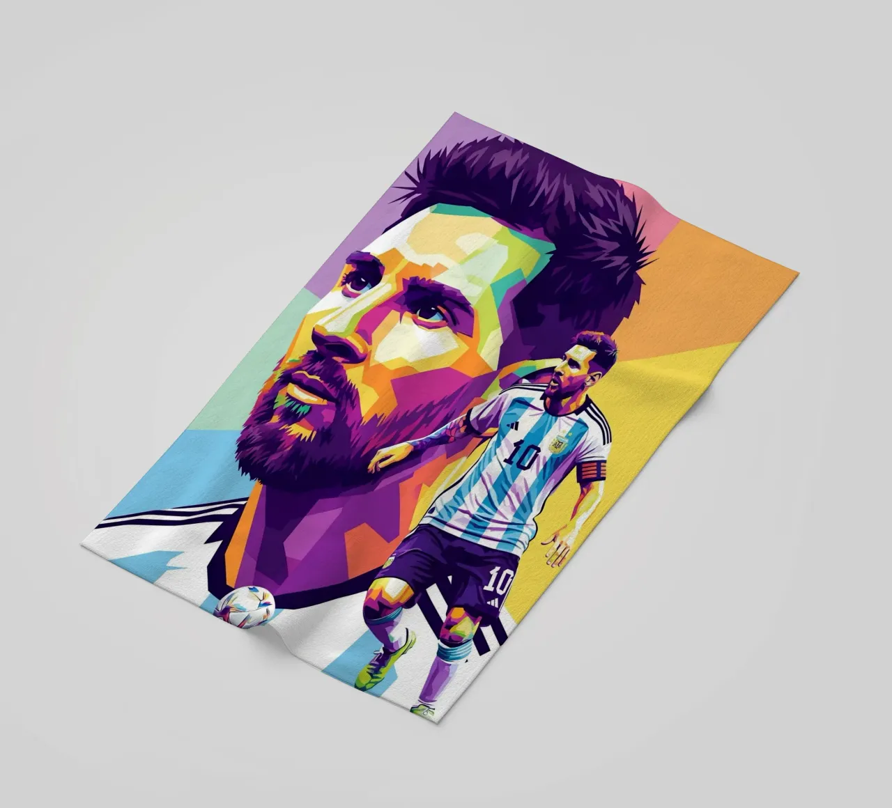 Lionel Messi - WPAP art 1 telo mare da Hantamrata