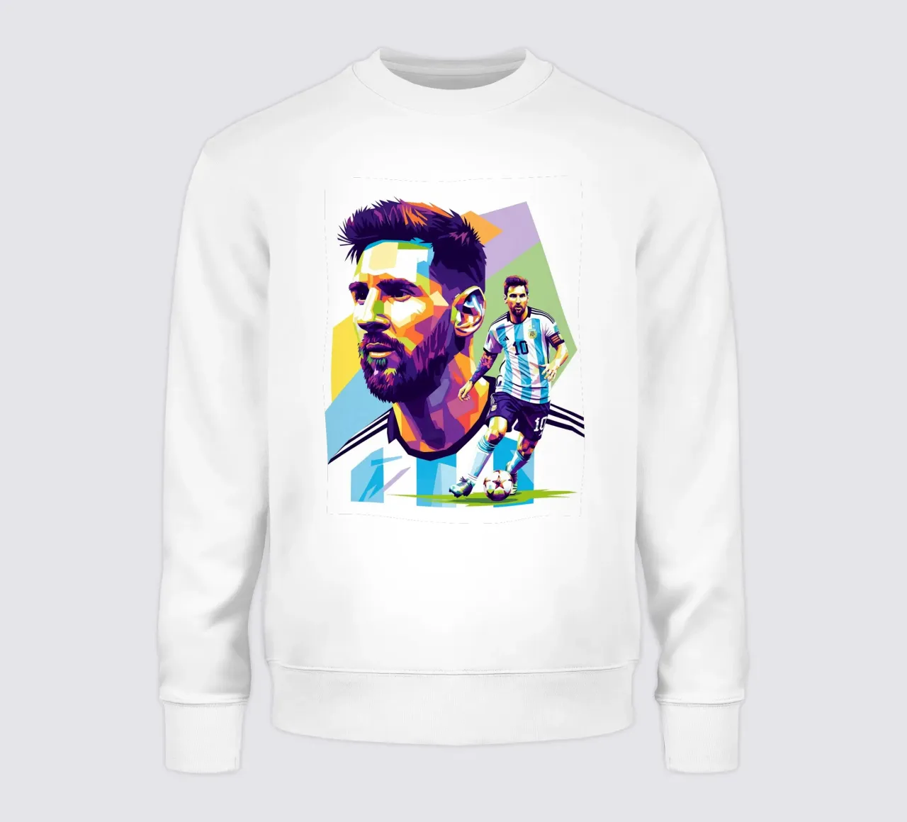 Lionel Messi - WPAP art style 2 felpa da Hantamrata