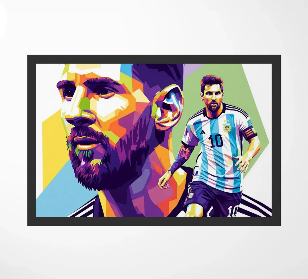 Lionel Messi - WPAP art style 2 zerbino da Hantamrata