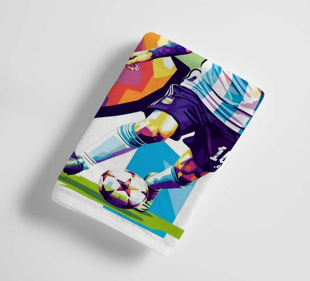 Lionel Messi - WPAP art style 2 asciugamano da bagno da Hantamrata