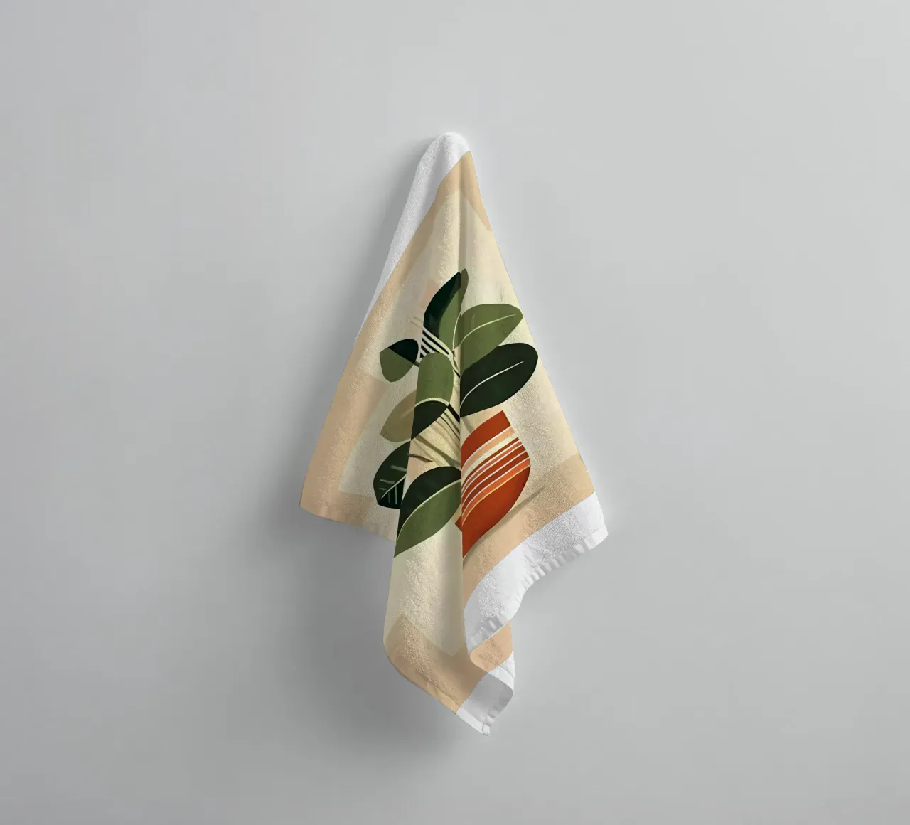 Arte floreale asciugamano da bagno da Jose