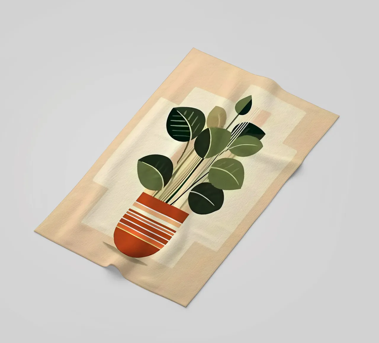 Bloemsierkunst strandhanddoek van Jose