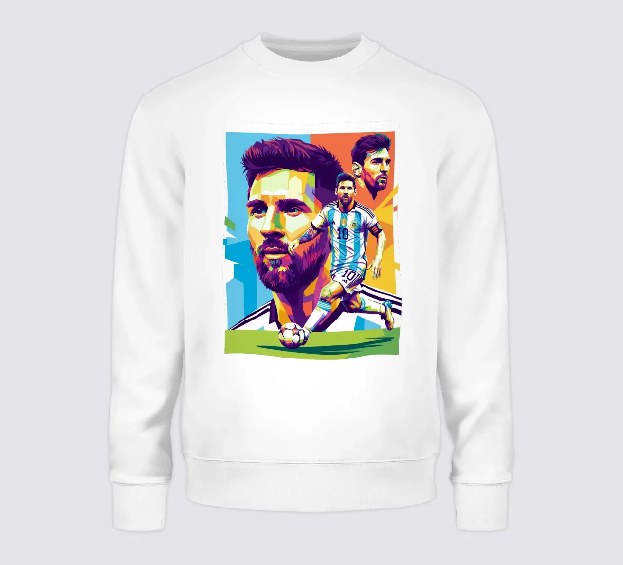 Lionel Messi - WPAP art style 3 felpa da Hantamrata