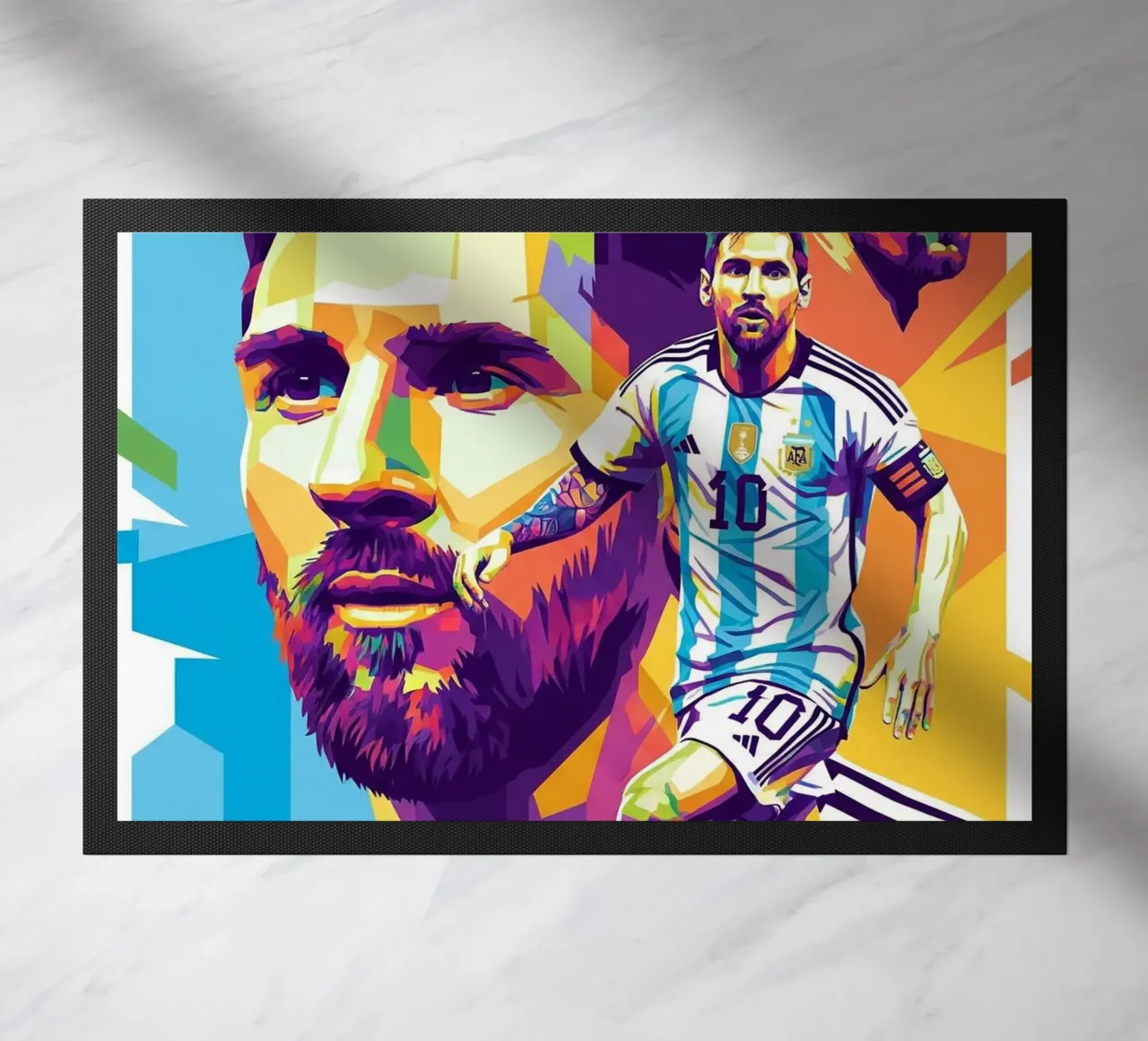 Lionel Messi - WPAP art style 3 zerbino da Hantamrata