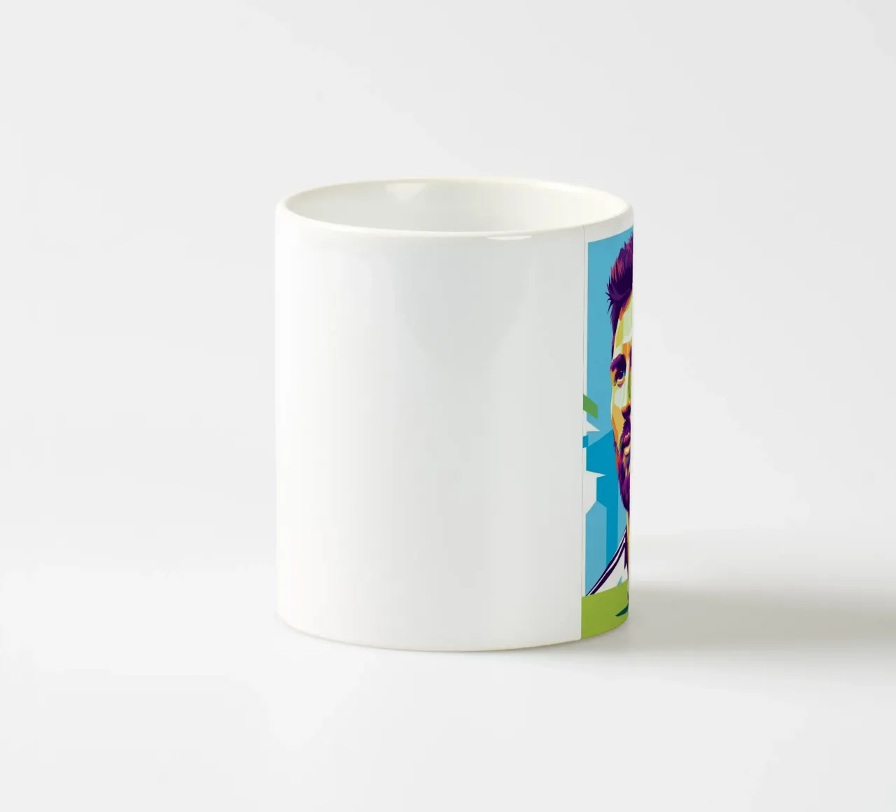 Lionel Messi - WPAP art style 3 tazza in ceramica da Hantamrata