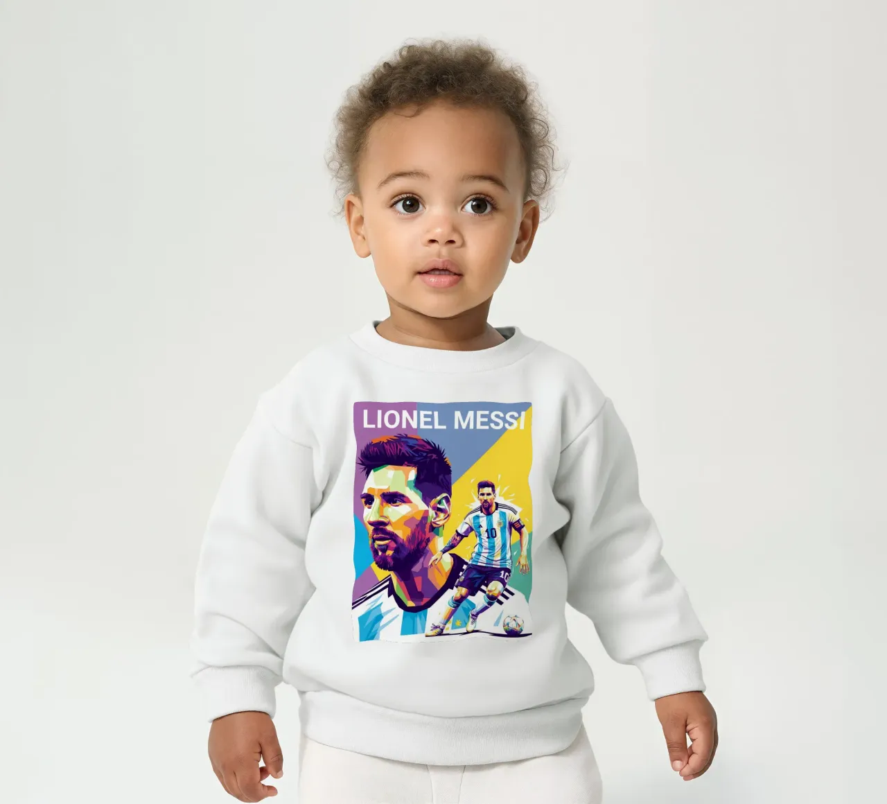 Lionel Messi - WPAP art style 4 felpa neonato da Hantamrata