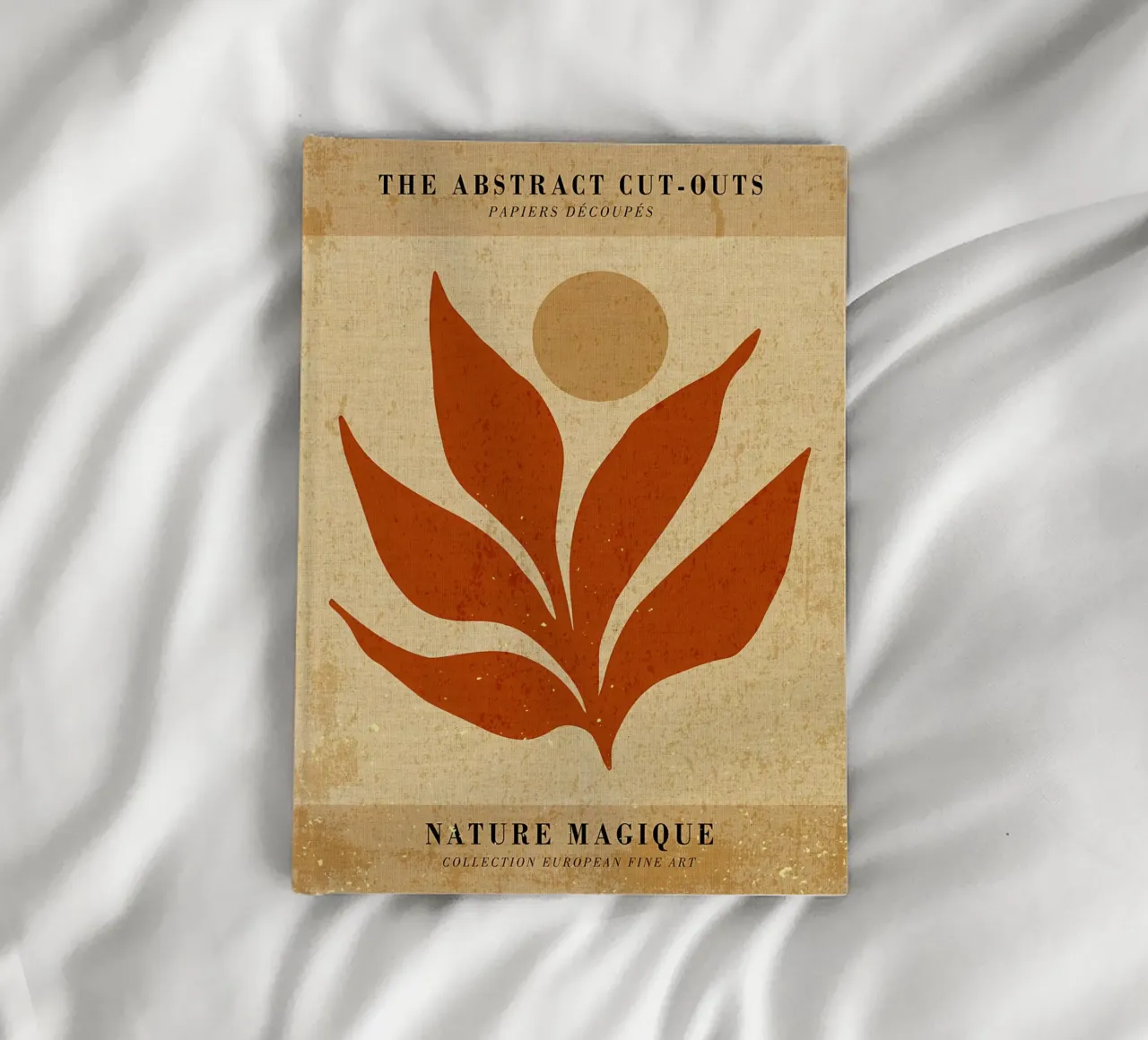 Abstract Cut Out Nature notebook by Amanda Studio