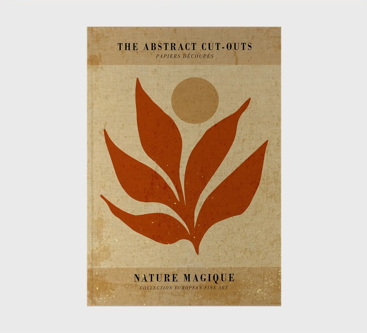 Abstract Cut Out Nature notebook by Amanda Studio
