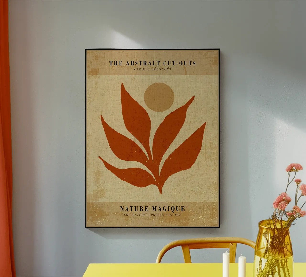 Abstract Cut Out Nature acrylic glass by Amanda Studio
