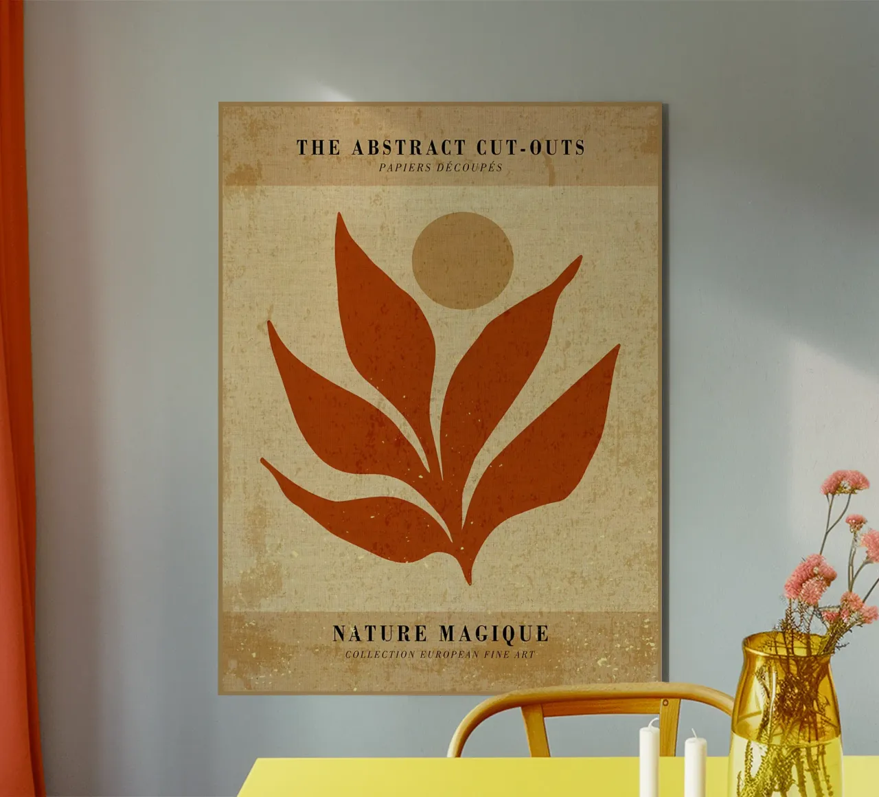 Natura astratta ritagliata alluminio dibond da Amanda Studio
