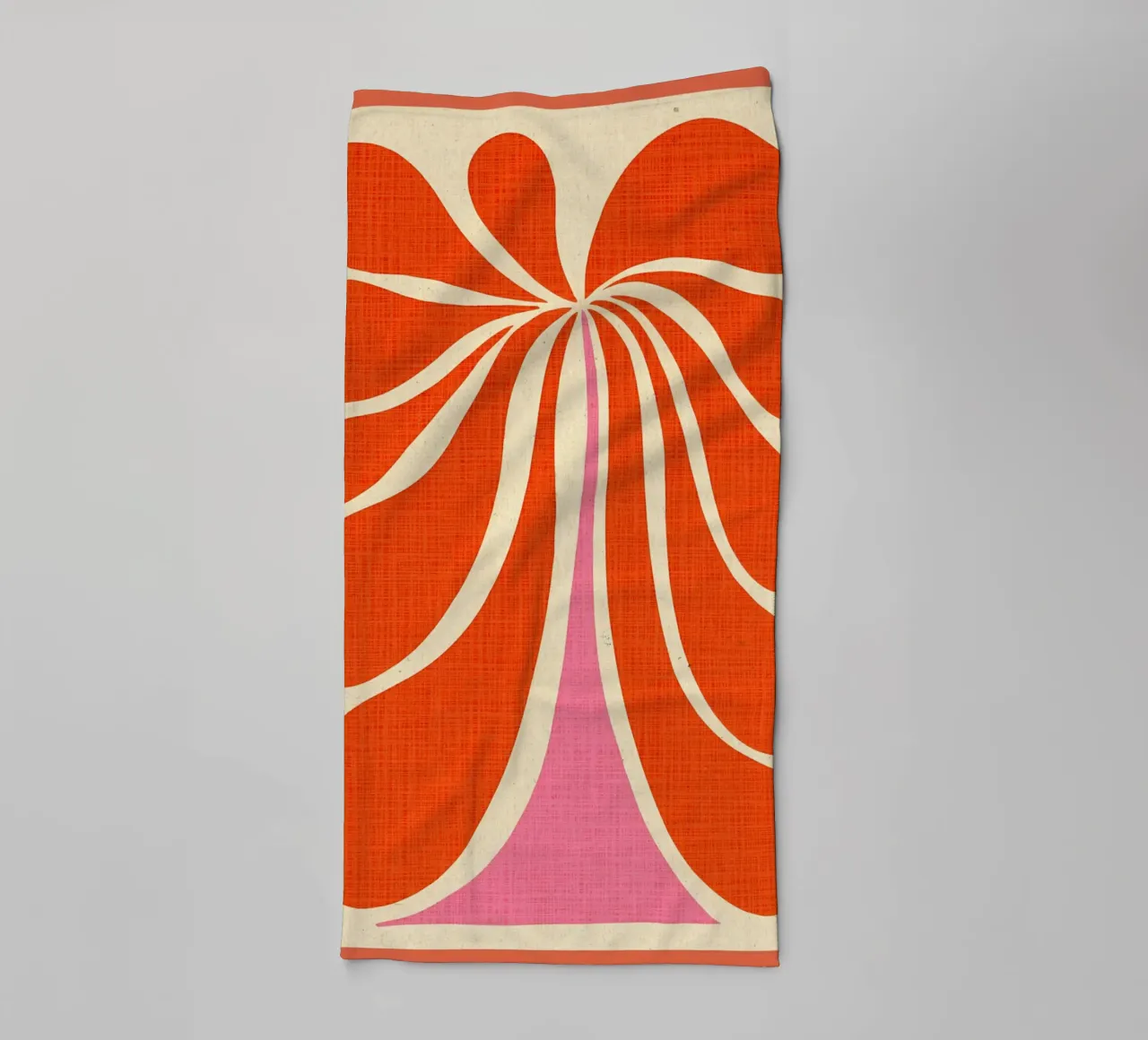 Abstract Flower Art Print towel by Amanda Studio