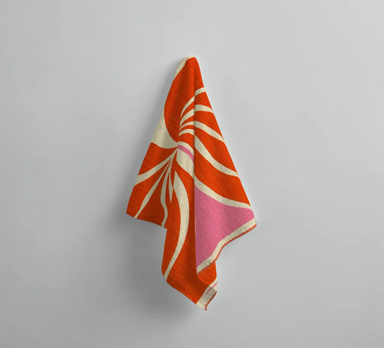 Abstract Flower Art Print towel by Amanda Studio