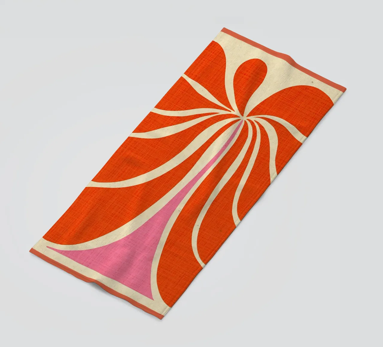 Abstract Flower Art Print beach towel by Amanda Studio