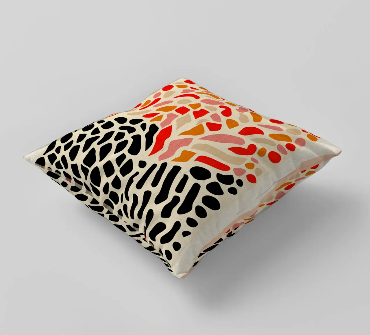 Abstracte moderne knipsels kussen van Amanda Studio