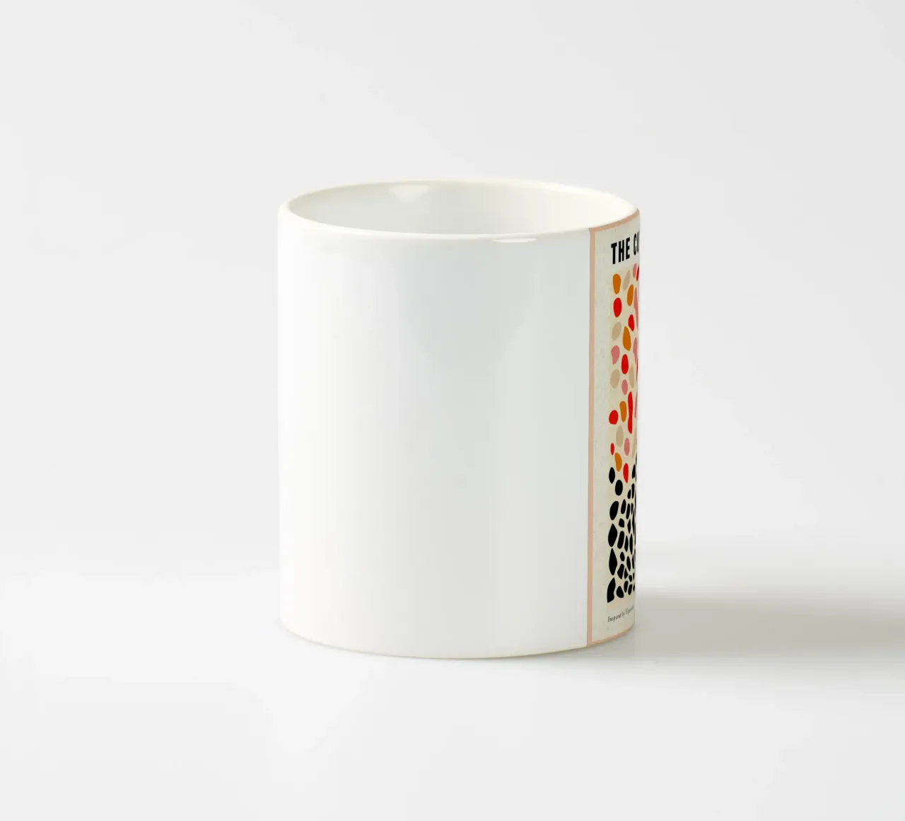 Ritagli astratti moderni tazza in ceramica da Amanda Studio