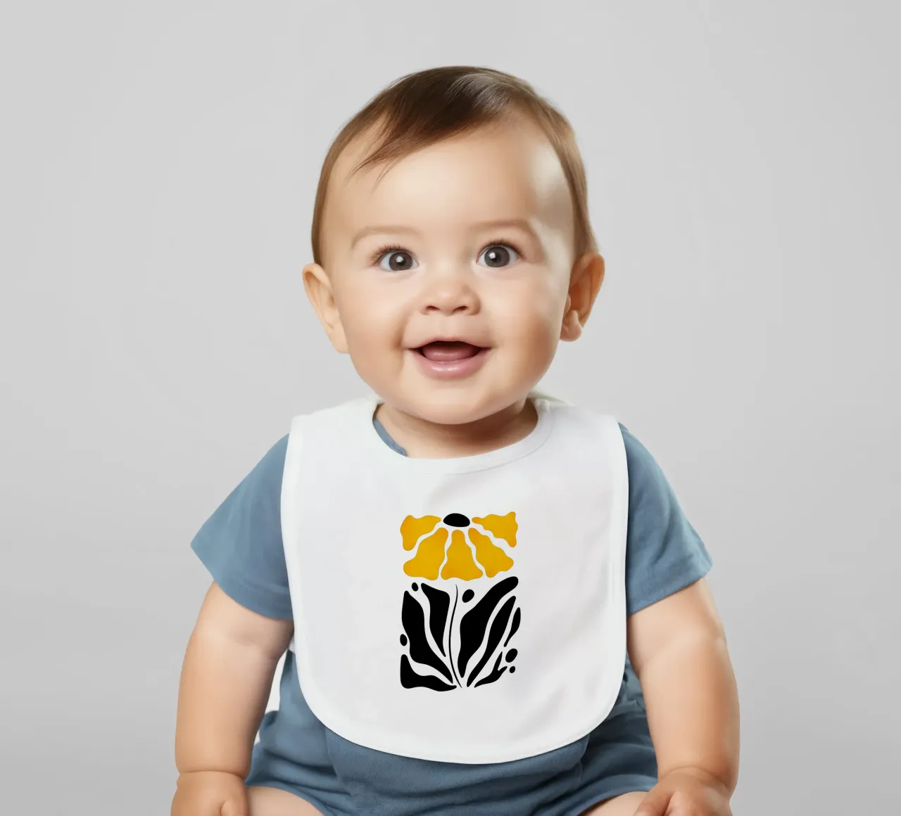 Sunlit Petals bavaglino da Dream Print Designs