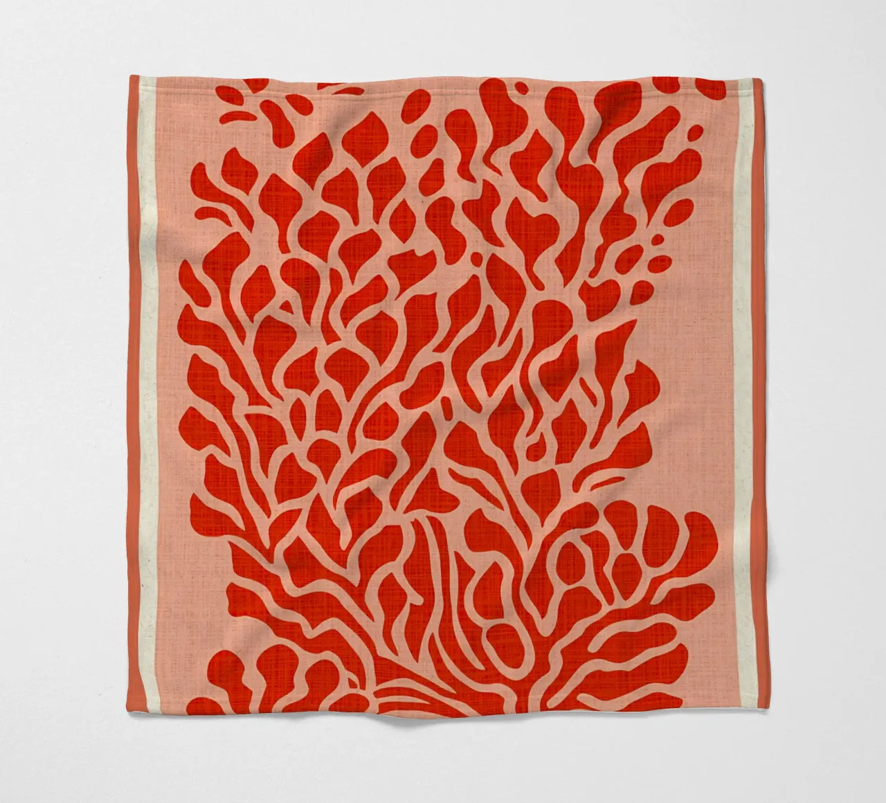 Natura astratta in rosso coperta in pile da Amanda Studio