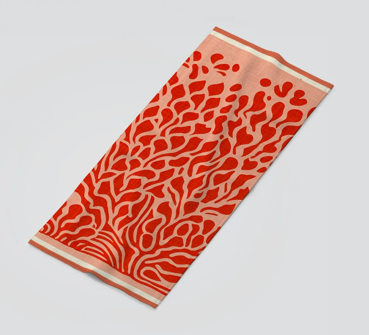 Natura astratta in rosso telo mare da Amanda Studio