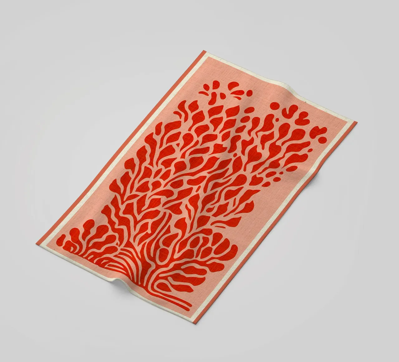 Natura astratta in rosso telo mare da Amanda Studio